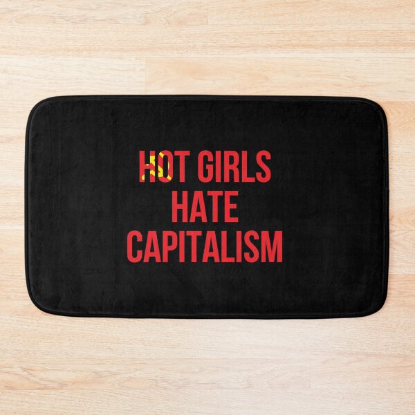 Item preview, Hot Girls Hate Capitalism (USSR Slogan Design) designed and sold by RevolutionInPaint.
