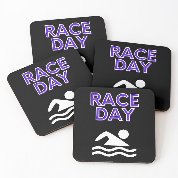 Item preview, Swimming: Race Day designed and sold by TheGreenGoat.