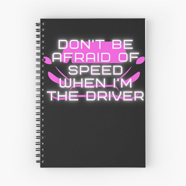 Item preview, Don't be afraid of speed when im the driver Racerback Tank Top designed and sold by JorgekOquendo.