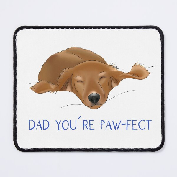 Item preview, Sleeping Puppy Father's Day, Dad You're Paw-fect designed and sold by ElysianCreation.