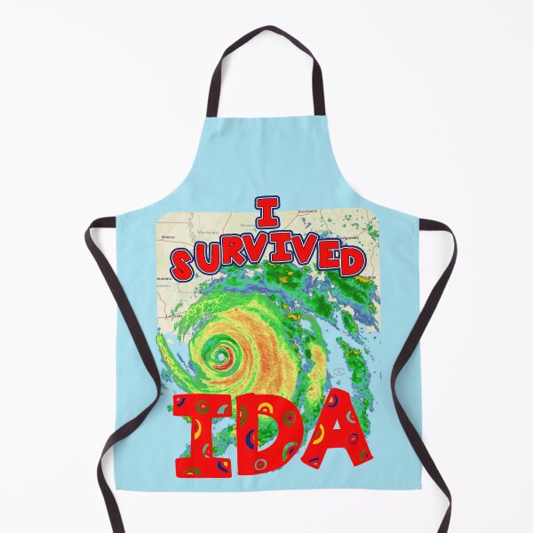 Item preview, I SURVIVED Hurricane IDA 2021 - with hurricane text by Orikall designed and sold by HippieWorks.