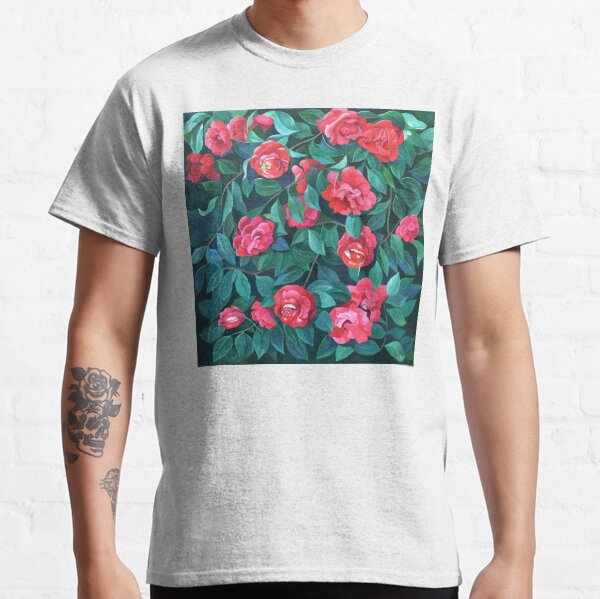"Camellias, lips and berries" Classic T-Shirt