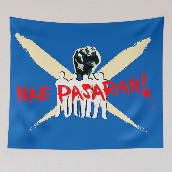 Item preview, Nae Pasaran Raised Fist logo designed and sold by Debasers Filums.