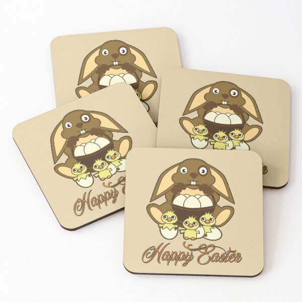 Item preview, Happy Hoppy Easter, Cute Chicks and Bunny designed and sold by ronnieyoung.