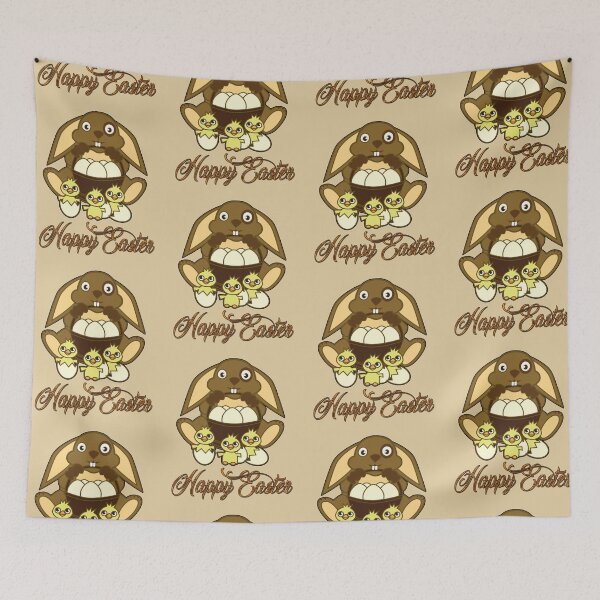 Item preview, Happy Hoppy Easter, Cute Chicks and Bunny designed and sold by ronnieyoung.