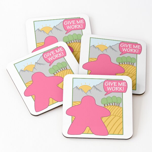 Item preview, Pink Geeky Board Gamer Meeple designed and sold by Milizabeth.