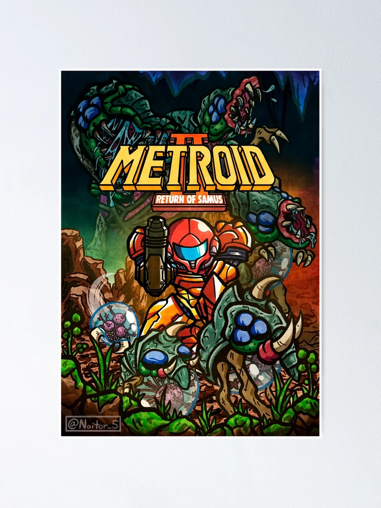 Metroid: Samus Returns Framed hot Print Ad/Poster Official Nintendo 3DS Promo Art