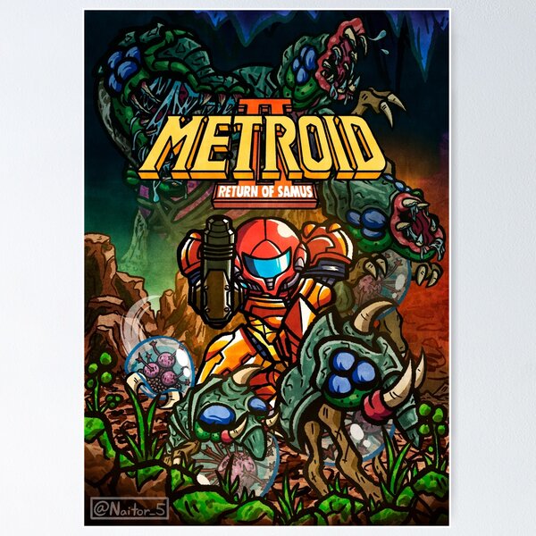 Item preview, Metroid II Return of Samus Illustration designed and sold by Naitor5.