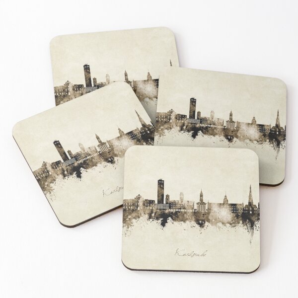 Item preview, Karlsruhe Germany Skyline designed and sold by ArtPrints.
