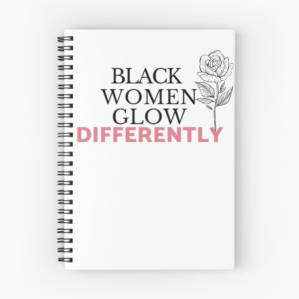 Item preview, funny-cute-tee-black women glow differently shirt-black women glow-black women glow differently-empowering tee-strong great idea-empowerment graphic design designed and sold by Nicetyshop.