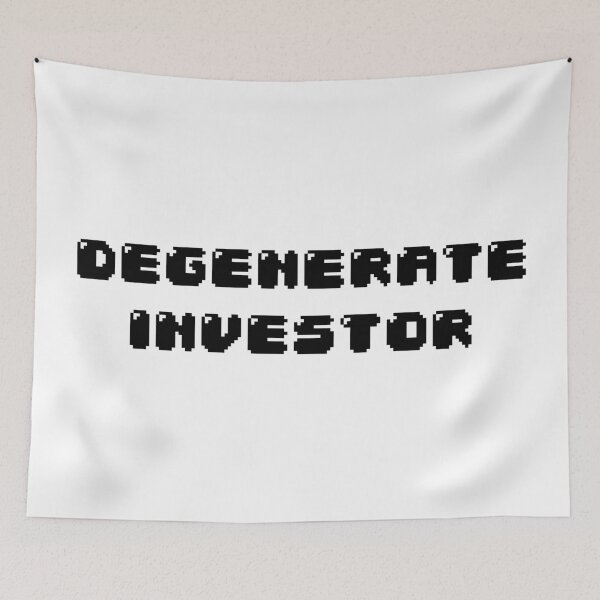 Item preview, Degenerate investor designed and sold by Jabaroni.