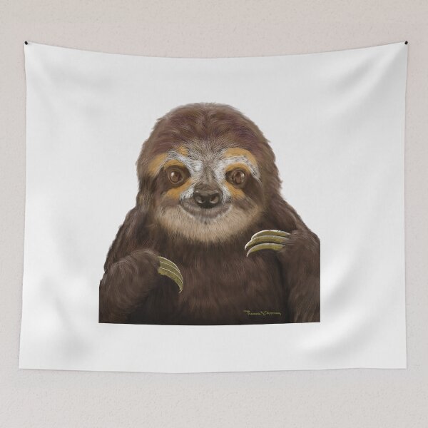 Item preview, Cutie Pie Happy Sloth taking it Slow and enjoying his Habitat designed and sold by TJHstudio.