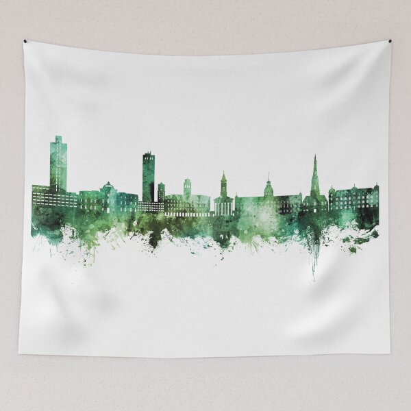 Item preview, Karlsruhe Germany Skyline designed and sold by ArtPrints.