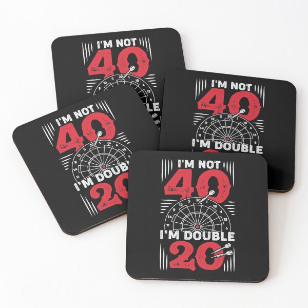 Artikelvorschau, Ich bin nicht 40, ich bin doppelt 20 Dart Spieler Geschenk entworfen und verkauft von Marcid95.