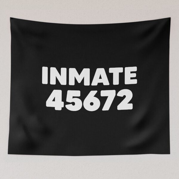 Item preview, Jail Inmate 45672 - Funny Halloween Prisoner  designed and sold by mographicdesign.