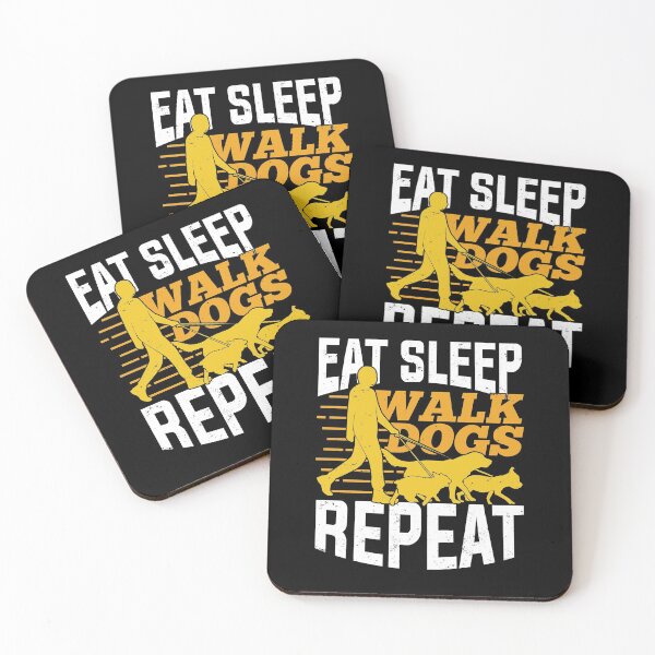 Item preview, Eat Sleep Walk Dogs Repeat Pet Sitter Gift designed and sold by Marcid95.