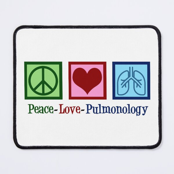 Item preview, Peace Love Pulmonology designed and sold by Epic Love Designs.