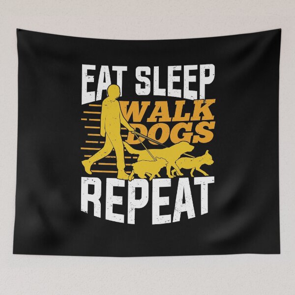 Item preview, Eat Sleep Walk Dogs Repeat Pet Sitter Gift designed and sold by Marcid95.