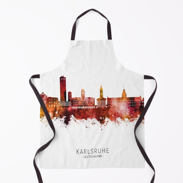 Item preview, Karlsruhe Germany Skyline designed and sold by ArtPrints.
