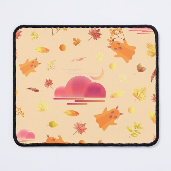 Item preview, Autumn And Cute Ghost | Autumn Patterns | Autumn Mood |Trending Patterns designed and sold by Mintminz.