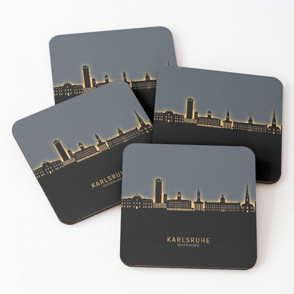 Item preview, Karlsruhe Germany Skyline designed and sold by ArtPrints.