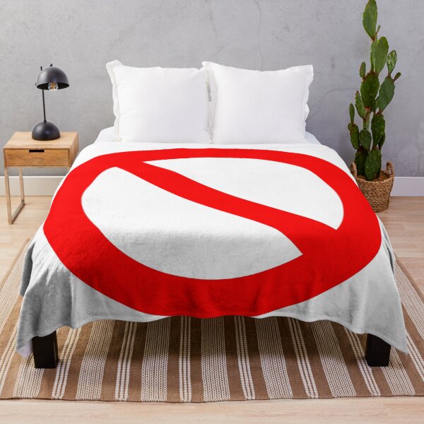 Item preview, Red Circle with Slash - Simple Prohibition Sign designed and sold by CoolArtGeek.