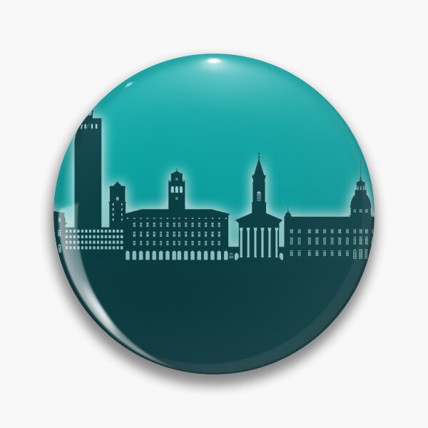 Item preview, Karlsruhe Germany Skyline designed and sold by ArtPrints.