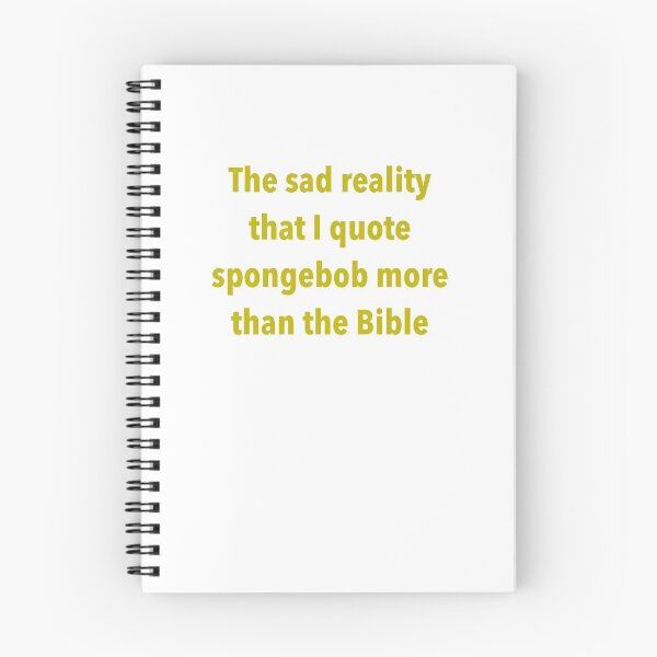 Item preview, Spongebob Squarepants quoting  designed and sold by melainalm.
