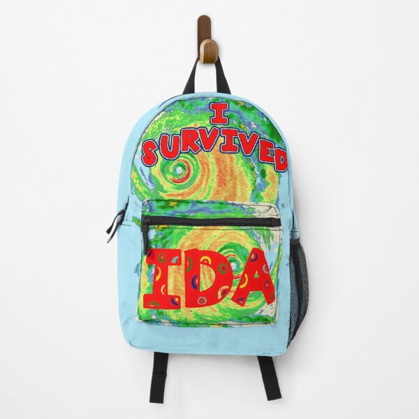 Item preview, I SURVIVED Hurricane IDA 2021 - with hurricane text by Orikall designed and sold by HippieWorks.