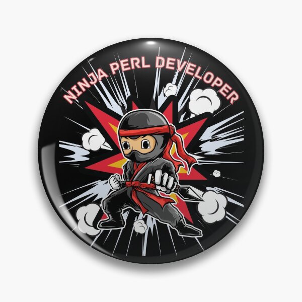 Item preview, Ninja  Perl developer  - Funny designed and sold by Programmer's  Life and Humor.