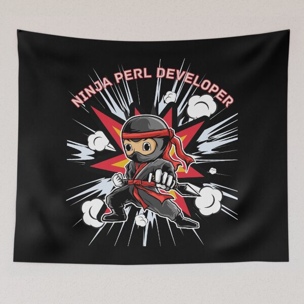 Item preview, Ninja  Perl developer  - Funny designed and sold by Programmer's  Life and Humor.
