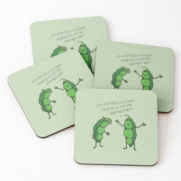 Item preview, Funny Asparagus Pee Peas designed and sold by Huhnerdieb Apparel.