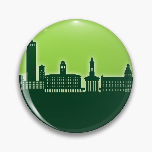 Item preview, Karlsruhe Germany Skyline designed and sold by ArtPrints.