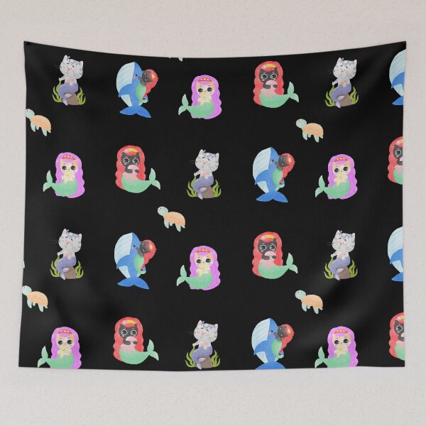Item preview, Cute Mermaid Cat  Pack designed and sold by Vibbin4Life33.