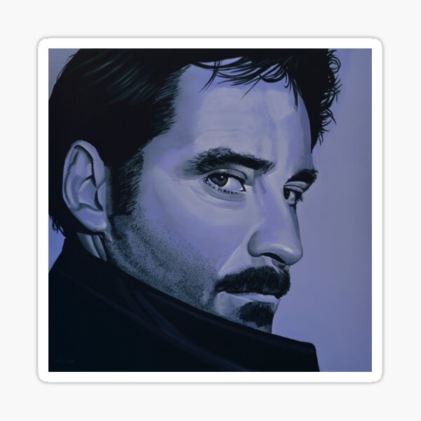 &ldquo;Kevin Kline Painting&rdquo; Sticker by PaulMeijering | Redbubble