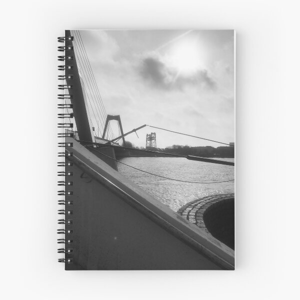 Item preview, Rotterdam Willemsbrug, Willems bridge in black and white. designed and sold by Noel Ali ⭐⭐⭐⭐⭐.