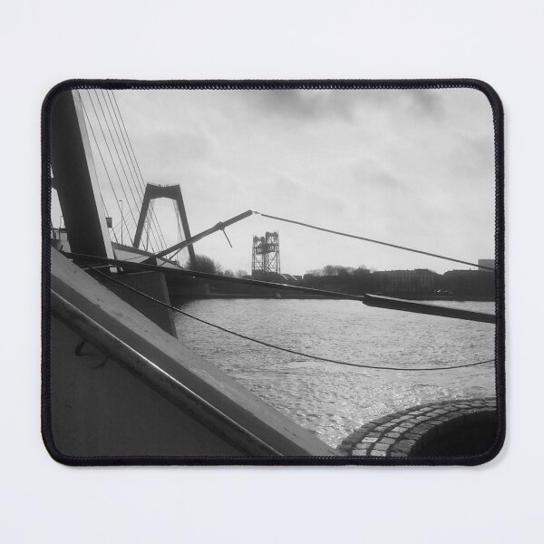 Item preview, Rotterdam Willemsbrug, Willems bridge in black and white. designed and sold by Noel Ali ⭐⭐⭐⭐⭐.