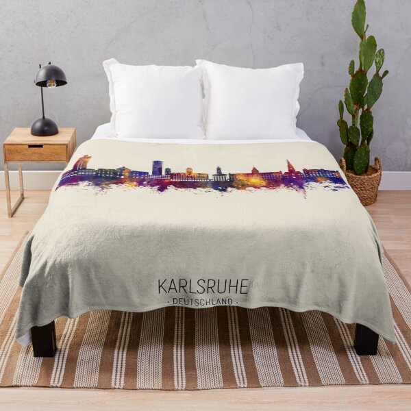 Item preview, Karlsruhe Germany Skyline designed and sold by ArtPrints.