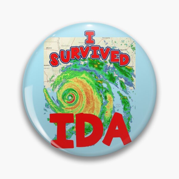 Item preview, I SURVIVED Hurricane IDA 2021 by Orikall designed and sold by HippieWorks.