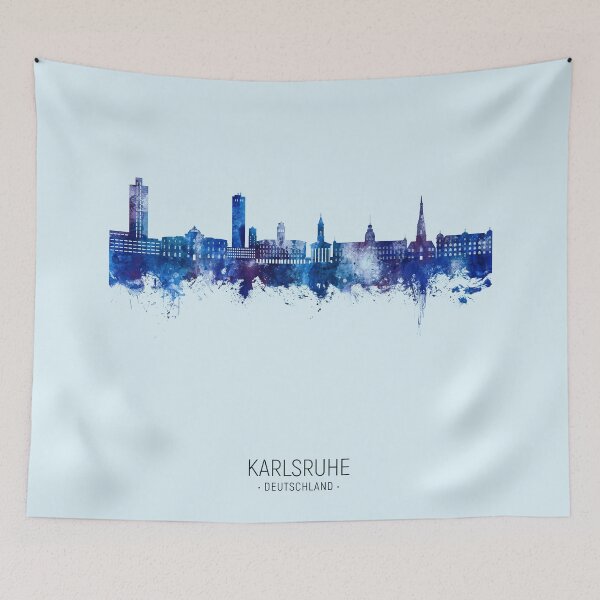 Item preview, Karlsruhe Germany Skyline designed and sold by ArtPrints.