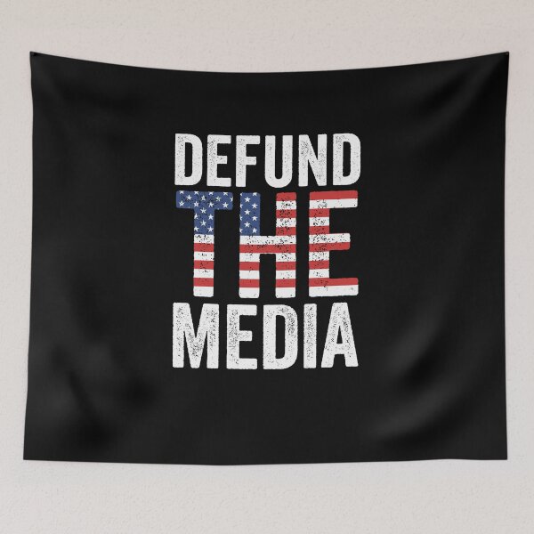 Item preview, Defund the Media designed and sold by HorizonDesignz.