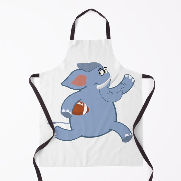 Item preview, Elephant with rugby ball designed and sold by Regulus9.