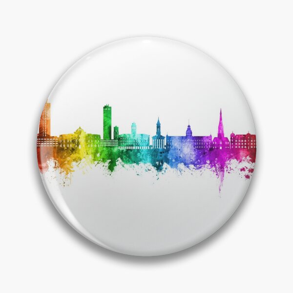 Item preview, Karlsruhe Germany Skyline designed and sold by ArtPrints.