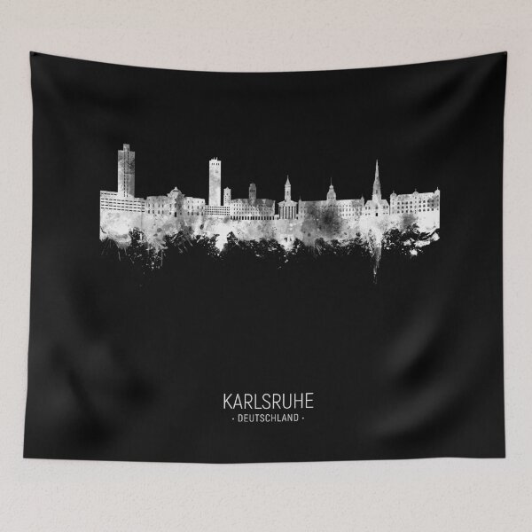 Item preview, Karlsruhe Germany Skyline designed and sold by ArtPrints.