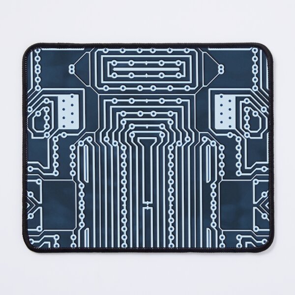 Item preview, Blue Geek Motherboard Circuit Pattern designed and sold by livianasgifts.