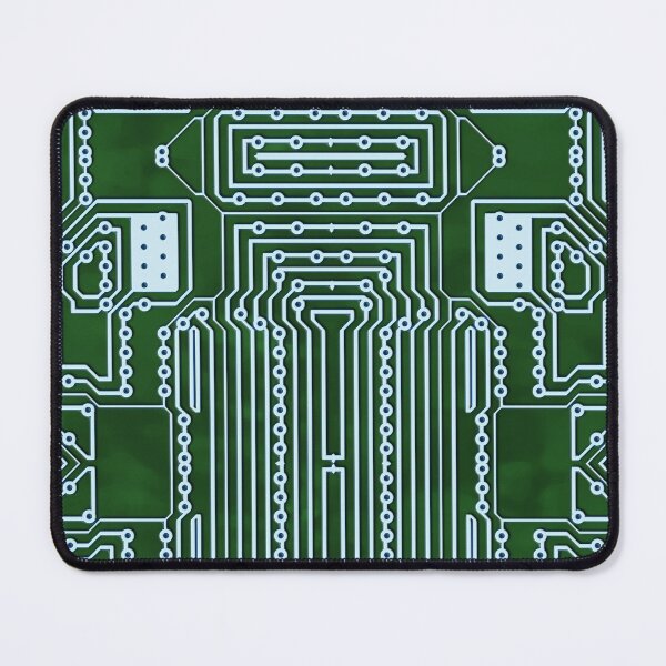 Item preview, Green Geek Motherboard Circuit Pattern designed and sold by livianasgifts.