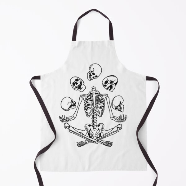 Item preview, meditating skeleton with heads designed and sold by SamirElh77.