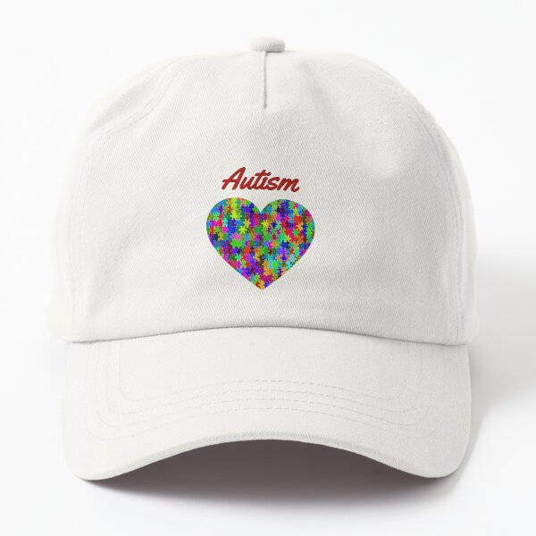 Autism Love Heart Dad Hat