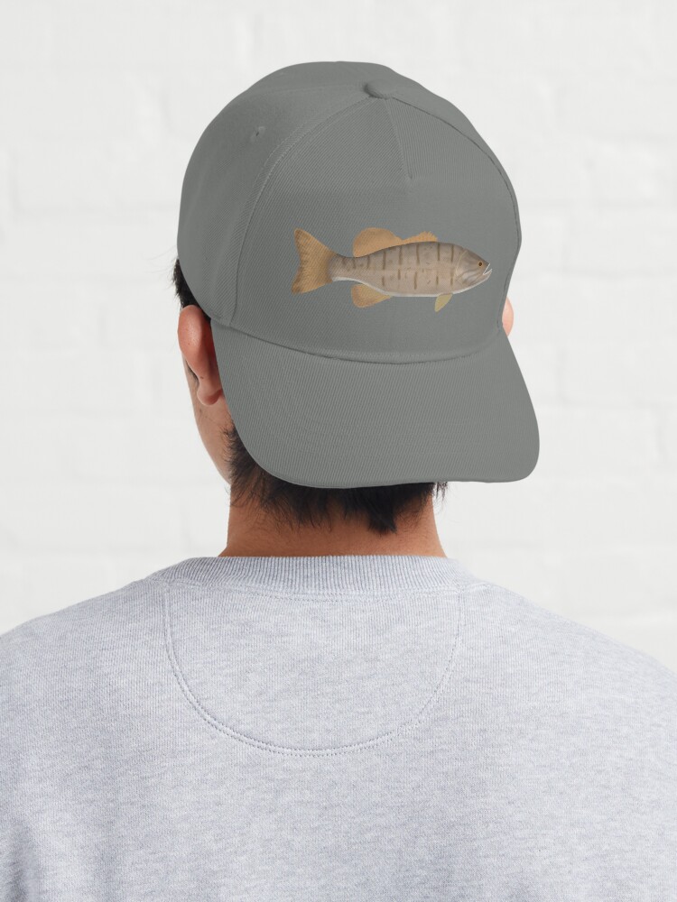 Smallmouth Bass Cap for Sale by fishfolkart