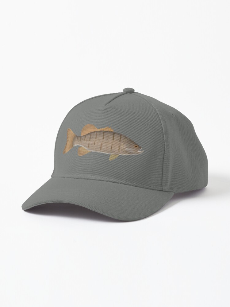 Smallmouth Bass Cap for Sale by fishfolkart